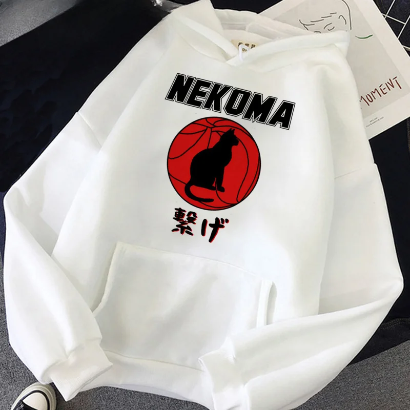 Oya Oya Oya Haikyuu Japan Anime Teen Student Boy Hoodie Men Kawaii Cartoon Nekoma Graphic Streetwear Kuroo Volleyball Sweatshirt