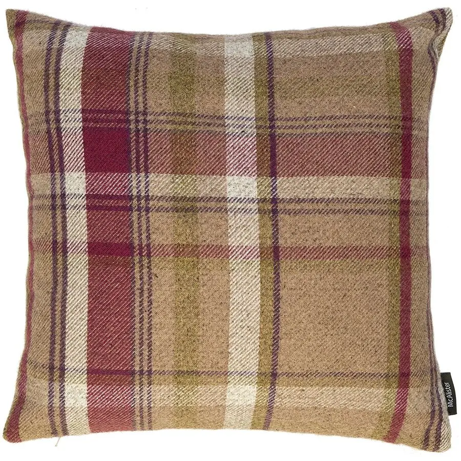 

Наволочки для декоративных подушек Mulberry Purple Heritage Tartan, 20x20 дюймов, в стиле Хайлендс, для диванов и спальни