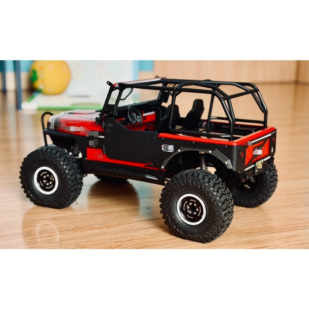 Upgrade Decor Rear Fender Flares RC Crawler Carbon Mixed 3D Printed 6mm Thick custom size For 1/10 SCX10-CJ7 Replacement Parts