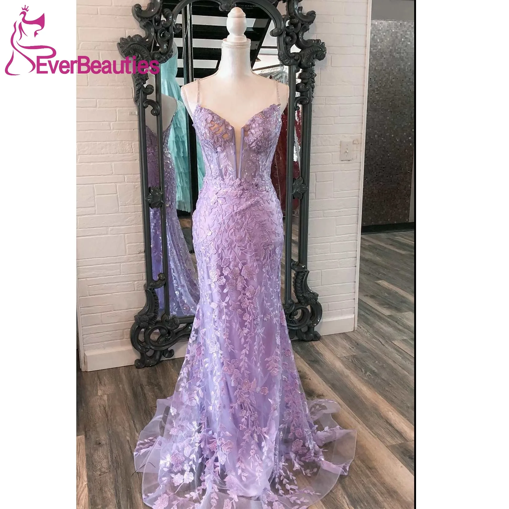 Vestidos largos de encaje con lentejuelas Para Mujer, Vestidos sexys sin espalda Para Mujer, Elegantes y Bonitos, Vestidos de fiesta formales de sirena