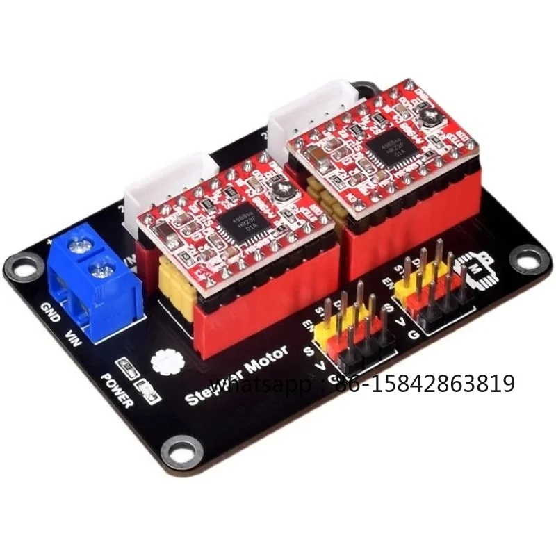 Dual 42 Stepper Motor Driver Expansion Board A4988 DRV8825 for 3D Printer