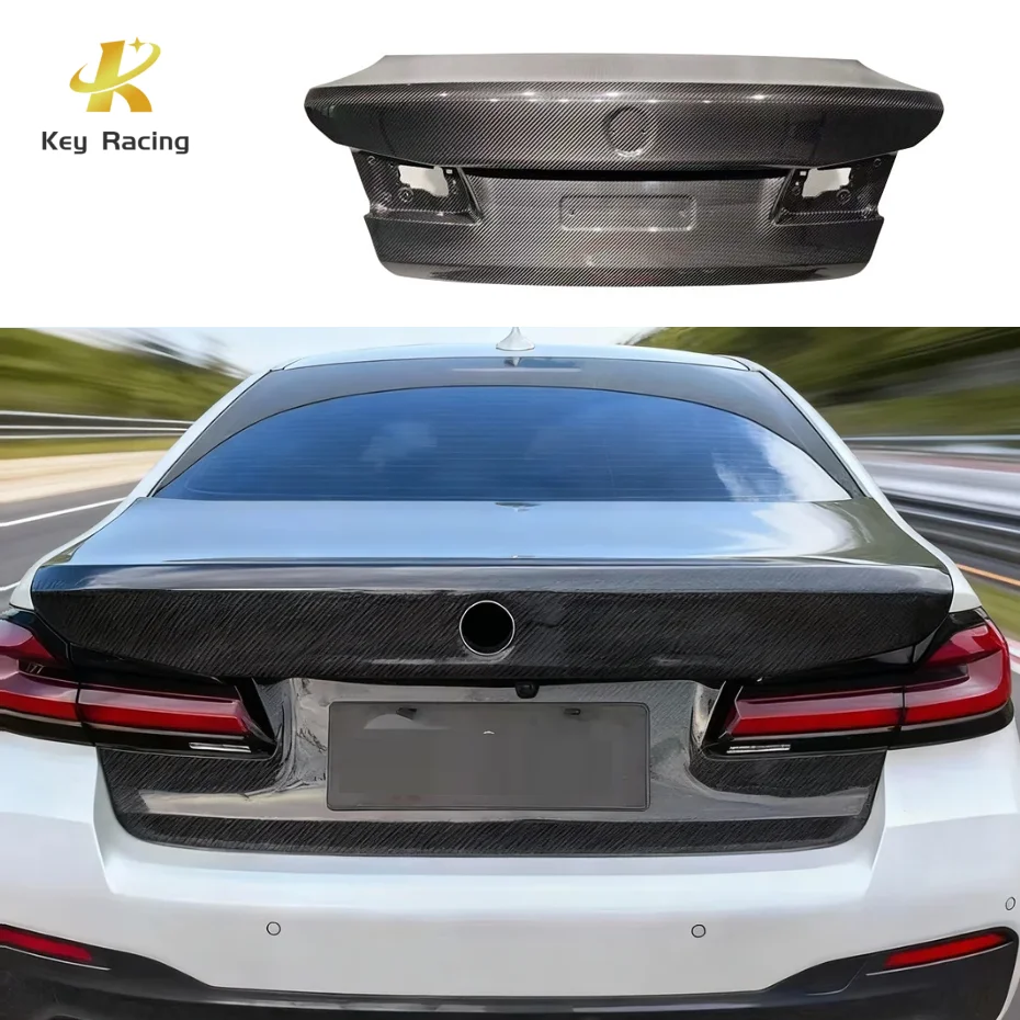 

For BMW 5 Series F90 G30 M5 Rear Trunk Cover Carbon Fiber Rear Trunk Boot Lid