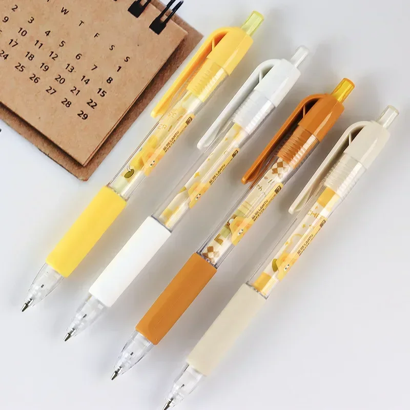 0.5/0.7mm Mechanical Pencils Kawaii Cheese Korean Stationery Students Automatic Pencils Writing Tool Office Press Pens