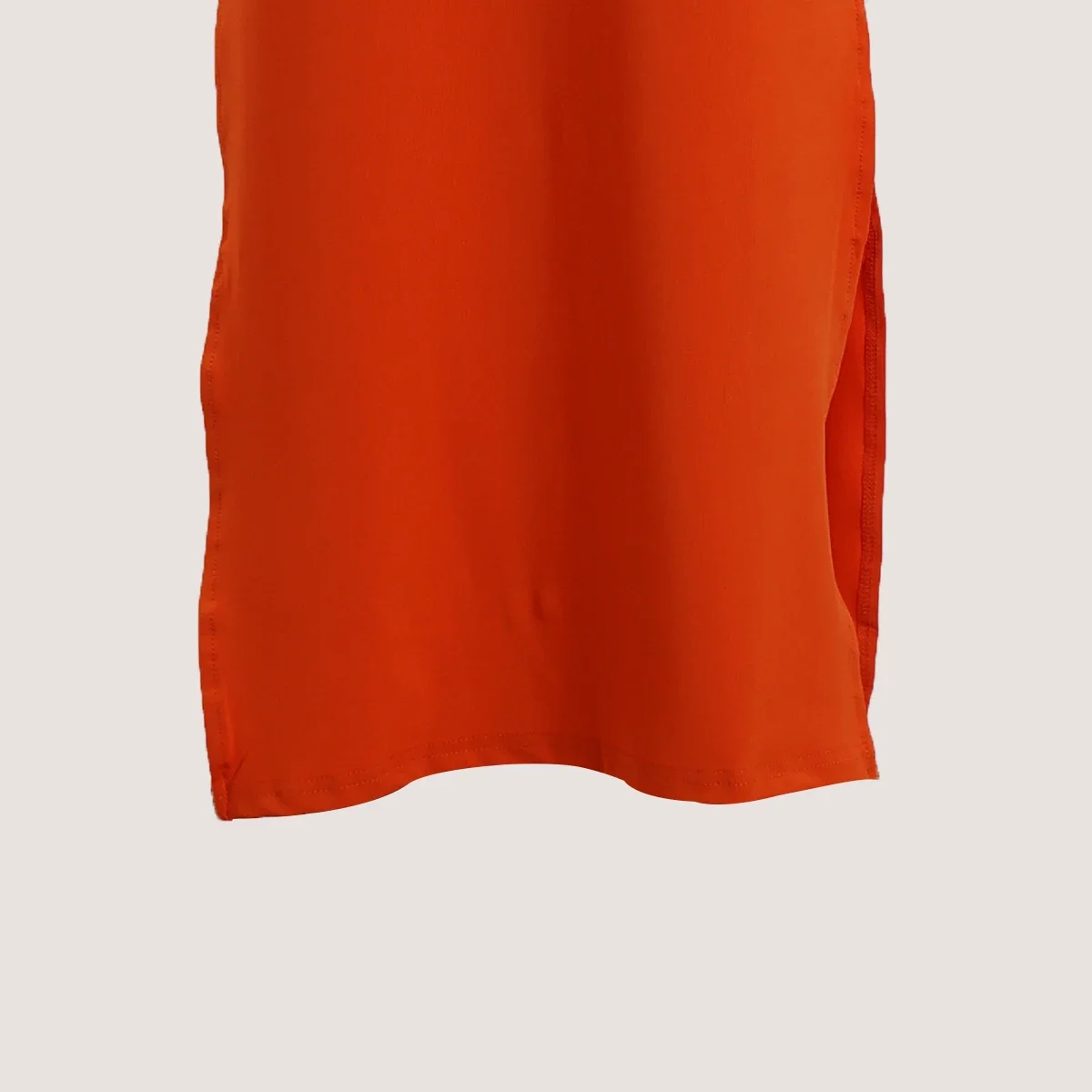 Abendkleider, formelle Ausschnitte, einfarbig, ärmellos, Rundhalsausschnitt, schmale Passform, Seitenschlitz, Midi-Kleider für Damen