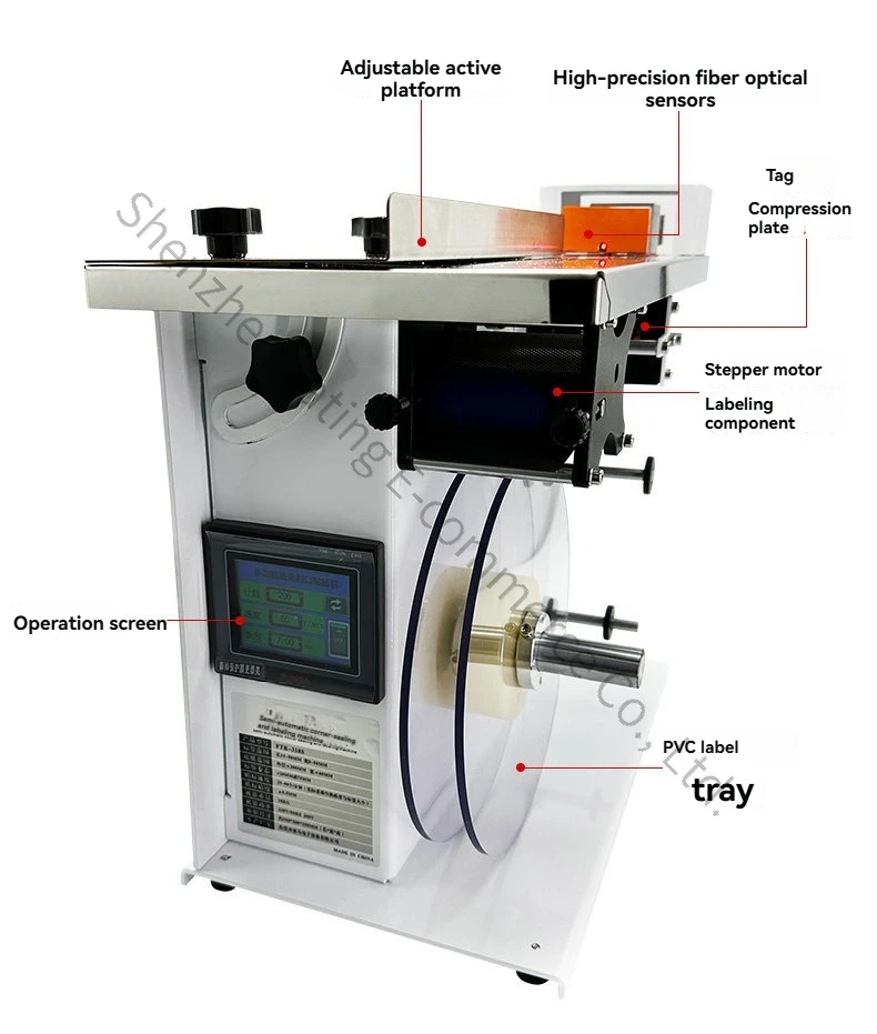 Corner Sealing Labeling Machine 318S Label Automatic Bonding Machine Packaging Box Right Angle Machine - view 2