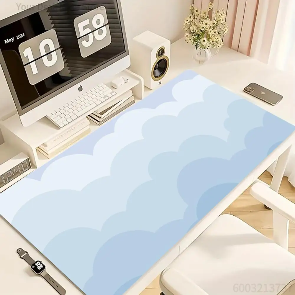 

Anime Clouds Mouse Pad / Computer Accessories Office Game Table Mats Rubber Anti-slip Gaming Keyboard Mousepads . Desk Pads