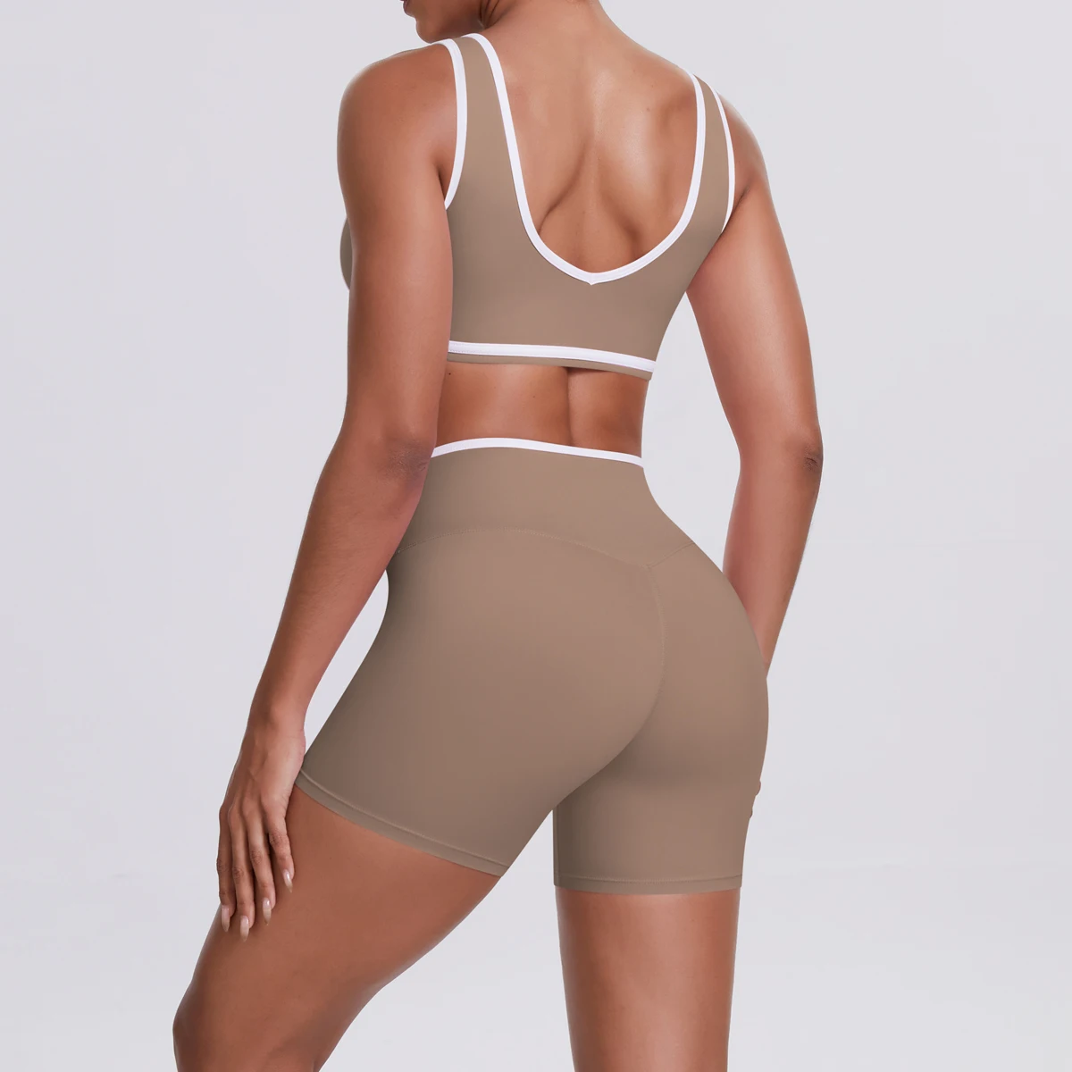 Soften Yoga Set 2PCS Sports Suit Women Gym Set Women Fitness Tracksuit Workout Suit Female Sportswear Quick-Drying Yoga Clothing