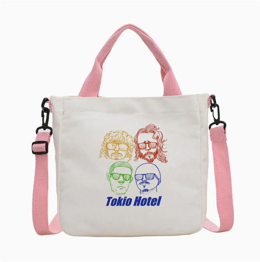 Tokio Hotel tote bag foldable personnalisable sac cabas einkaufstasche grocery woman