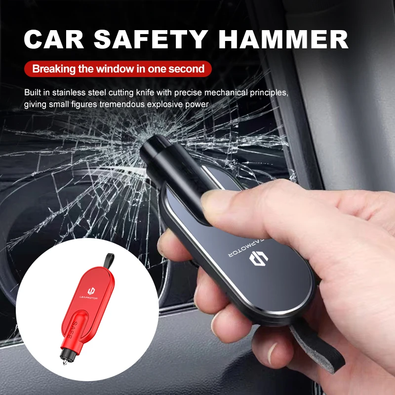 

Car Safety Hammer Glass Emergency Window Breaker Escape Tool For Leapmotor 2021 2022 2023 2023 C01 C11 T03 S01 C11 Reev Leap