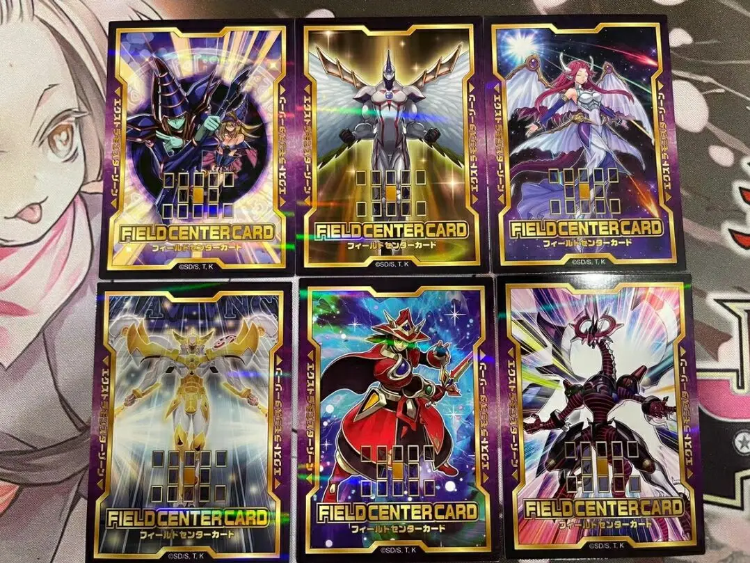 6Pcs Yugioh Duel Monsters Chronicle Side:Unity Dark Magicians Elemental HERO Honest Neos Japanese Collection FIELD CENTER CARDS