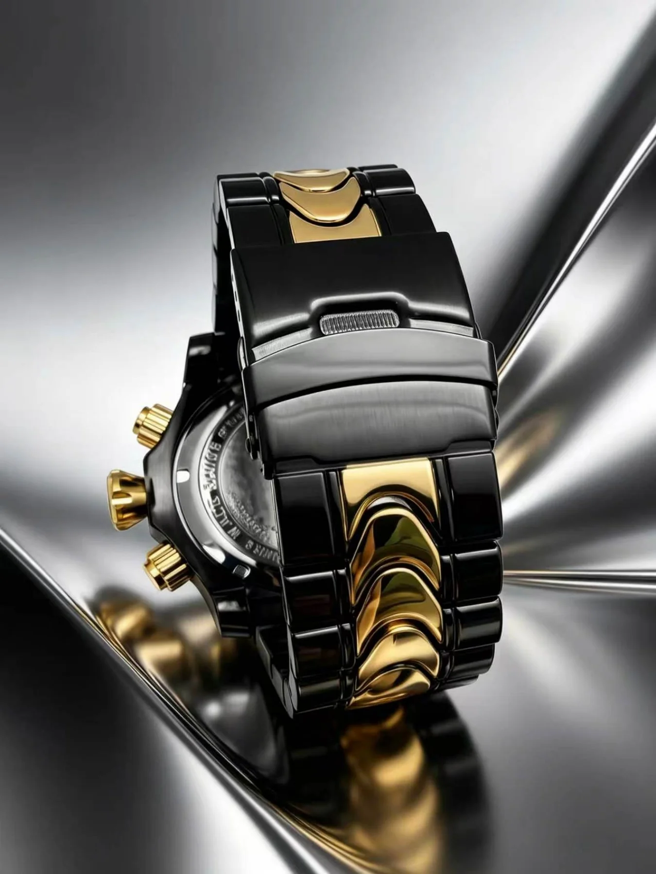 European and American Style Large Dial Men's Quartz Watch, Punk Steel Wire Ring Wristwatch, Calendar Waterproof Luminous Men's Watch, Tough Guy Racing Sports Steel Band Wristwatch, Trendy Business Casual Versatile Men's Wristwatch, Gift for Men view 2