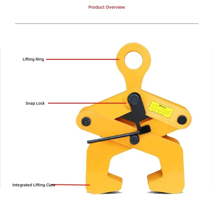 Processing custom track gripper YT rail hanger, rail clamp 3t rail hanger