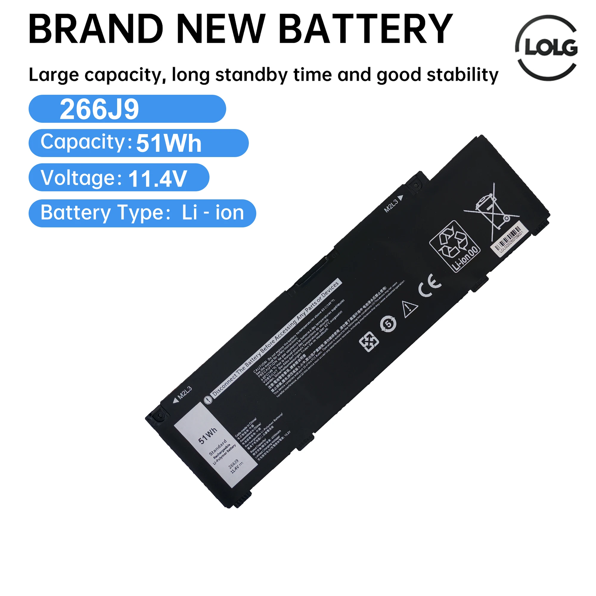 266J9 Battery For D… - image