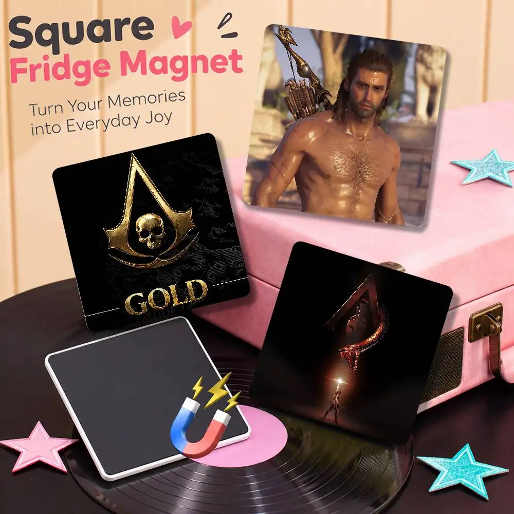 For Odyssey Agamemnon Assassins Fridge Magnetic Refrigerator Magnet Pet Home Decor Kitchen Gift Souvenir Hot Sale