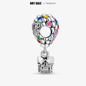 Disney-925 Contas de Prata Charme para As Mulheres, Pixar Up Casa e Balões, se Fits Original Pandora Pulseira, Pingente Bead, Jóias Presente, Hot Sale 12 principais vendas esfera de disney - №9