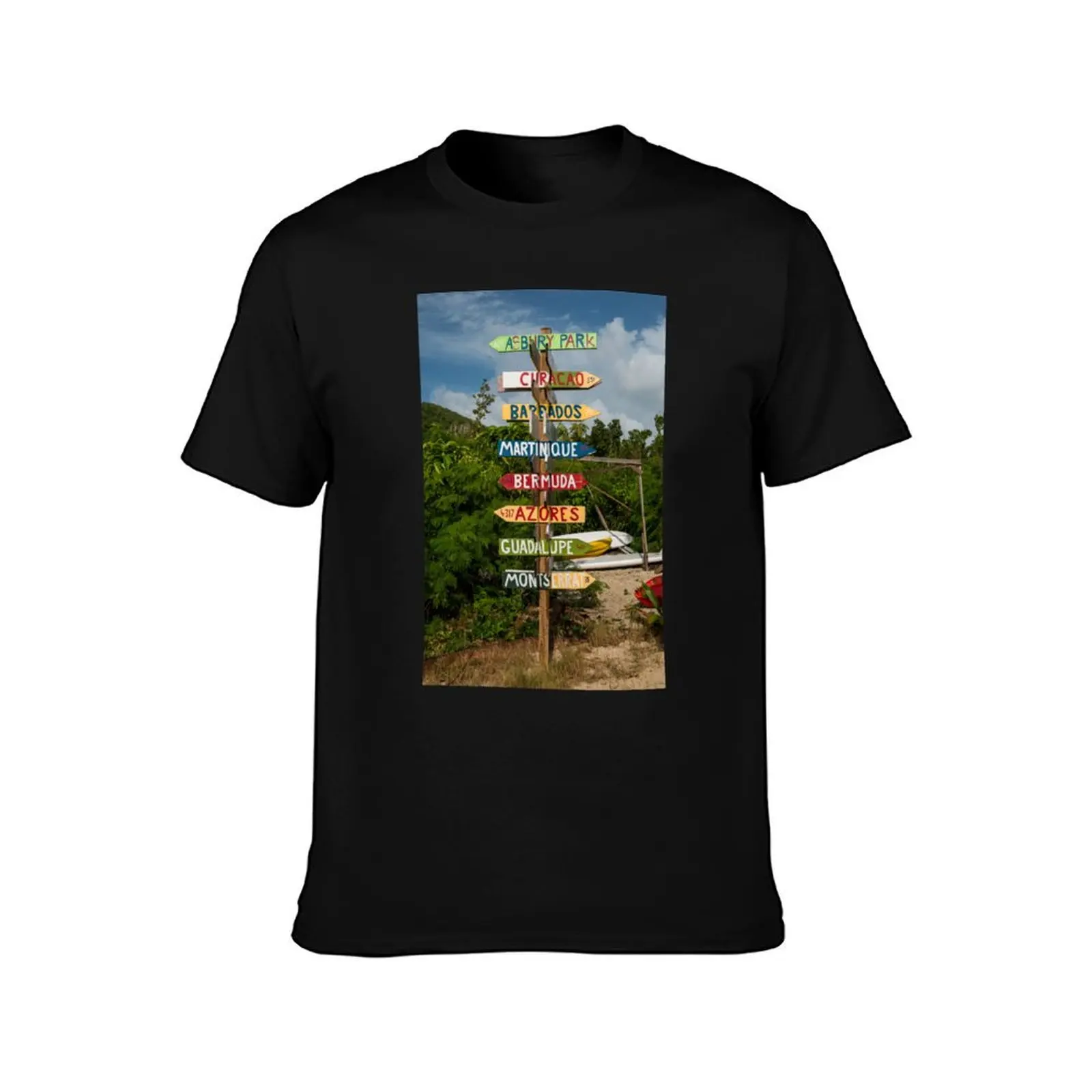 Islands directions sign T-Shirt Lightweight Running Sports T-Shirt