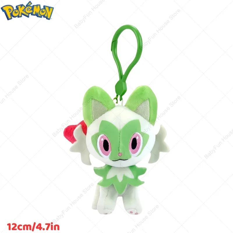 Original Pokemon Mimikyu Gengar Snorlax Umbreon Plüschtier Schlüsselanhänger Kawaii Espeon Jigglypuff Sprigatito Quaxly Peluche Puppen Geschenk