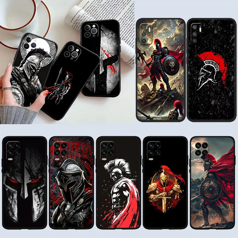 AR72 Spartan Warrior, Nueva Funda de Alta Gama para Redmi Note 13 14 Pro+ Plus A3 A3X 13X 13C 13R 14S 14C 14R