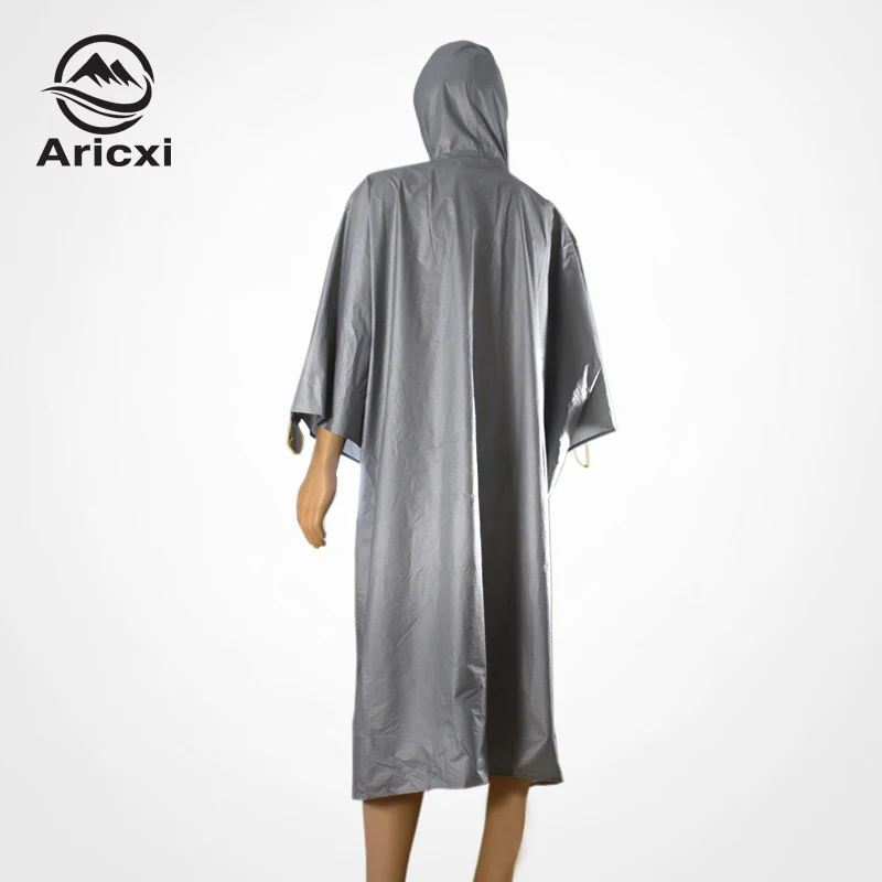 ARICXI Ultralight Hiking Cycling Raincoat Outdoor Awning Camping Mini Tarp Sun Shelter updated 15D Silicone & silver coating