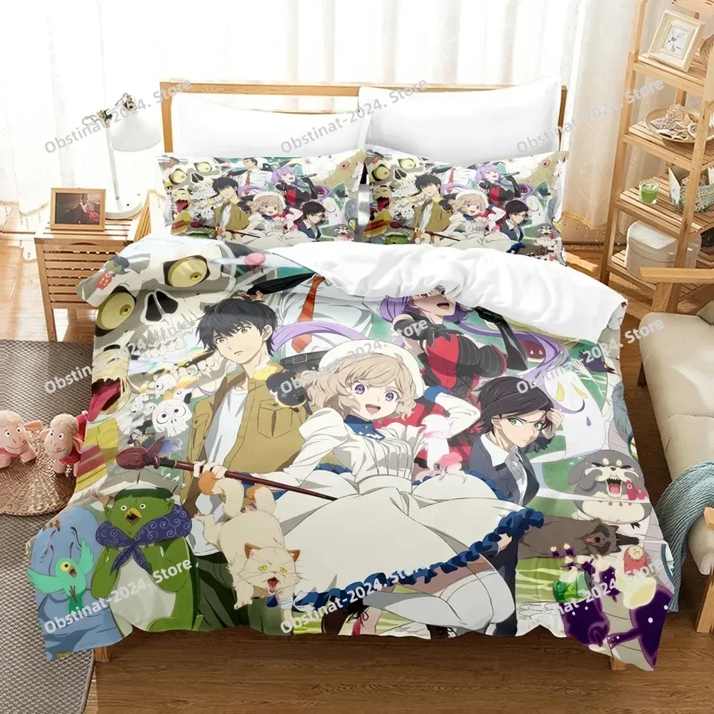 3D Anime InSpectre Fictitious reasoning Bedding Set Duvet Cover Full Queen King Size Pillowcase Bed Printed Aldult Kid Bedroom 6
