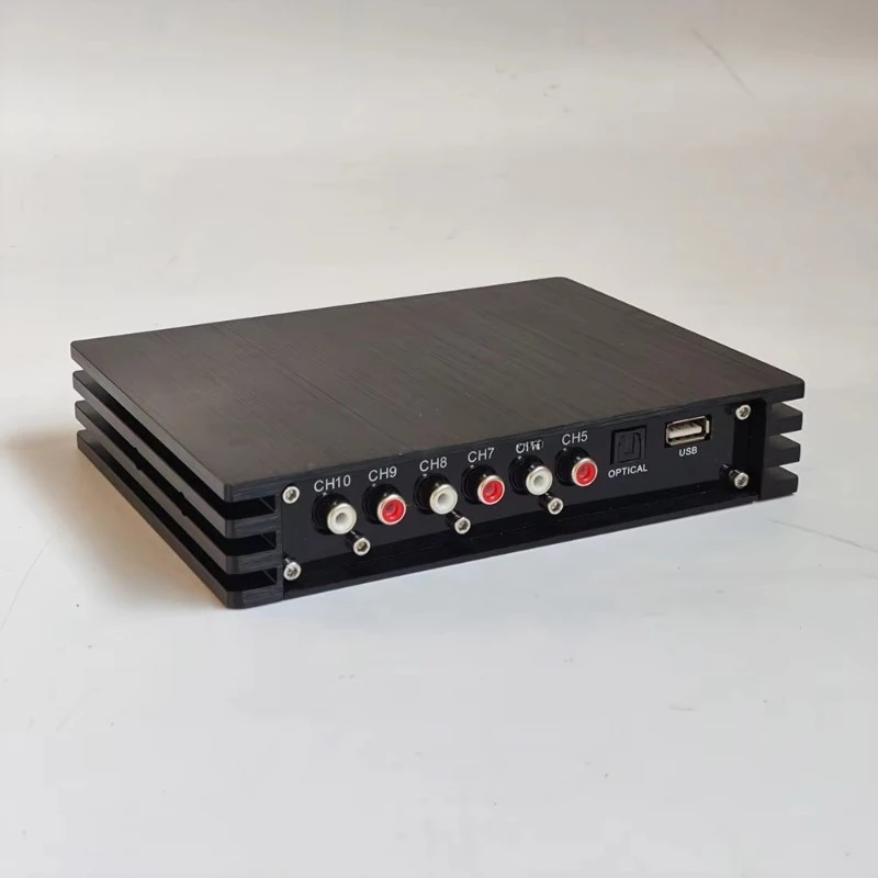 Car Stereo DSP Amplifier 4 in 4 Out 6 RCA Out with 31 EQ Band Tuning Andrond APP Equalizer Class AB Car DSP Amplifier
