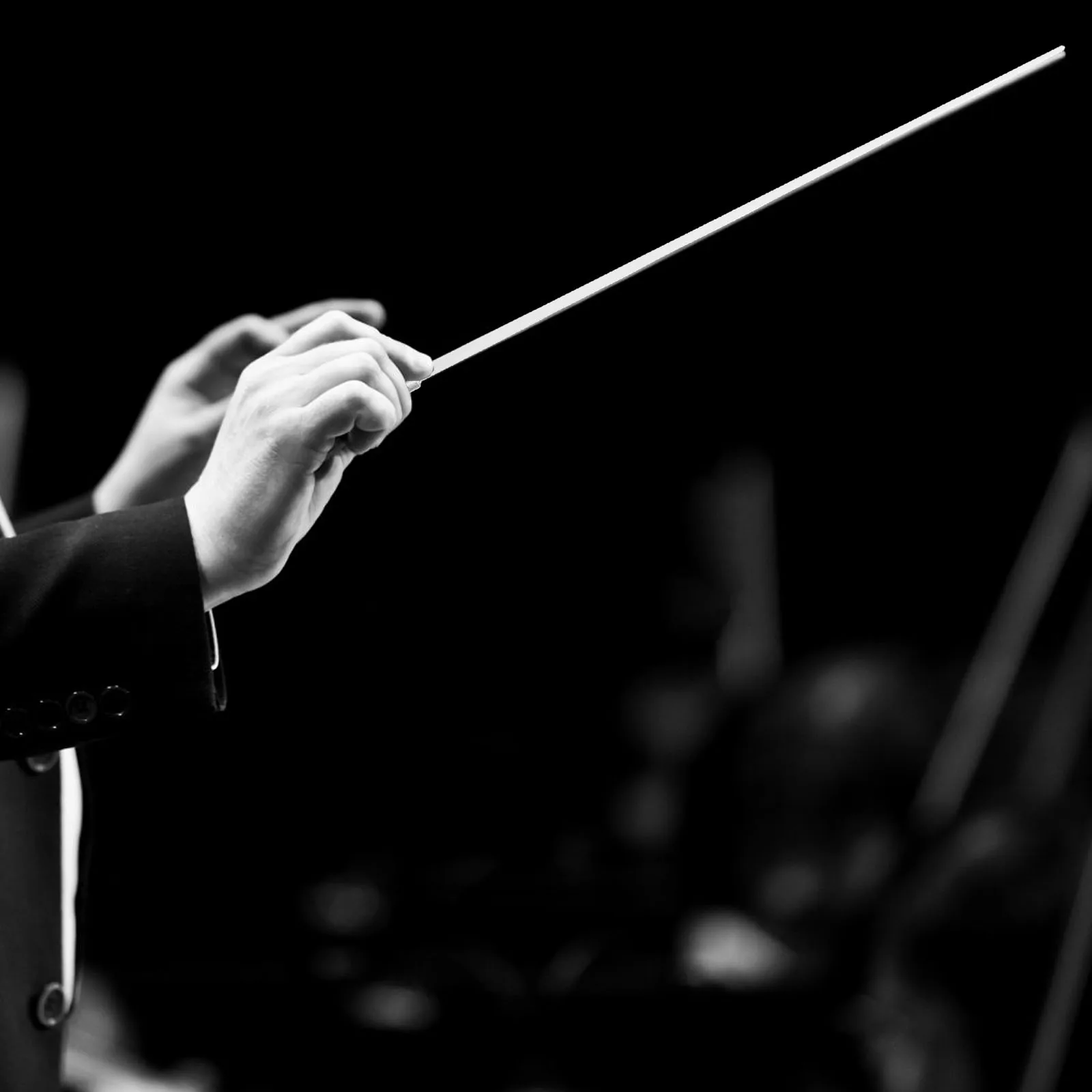 

Concert Conducting Baton Metal Ergonomic Handle For Symphony Orchestra Choir String Performance Music Director Tool