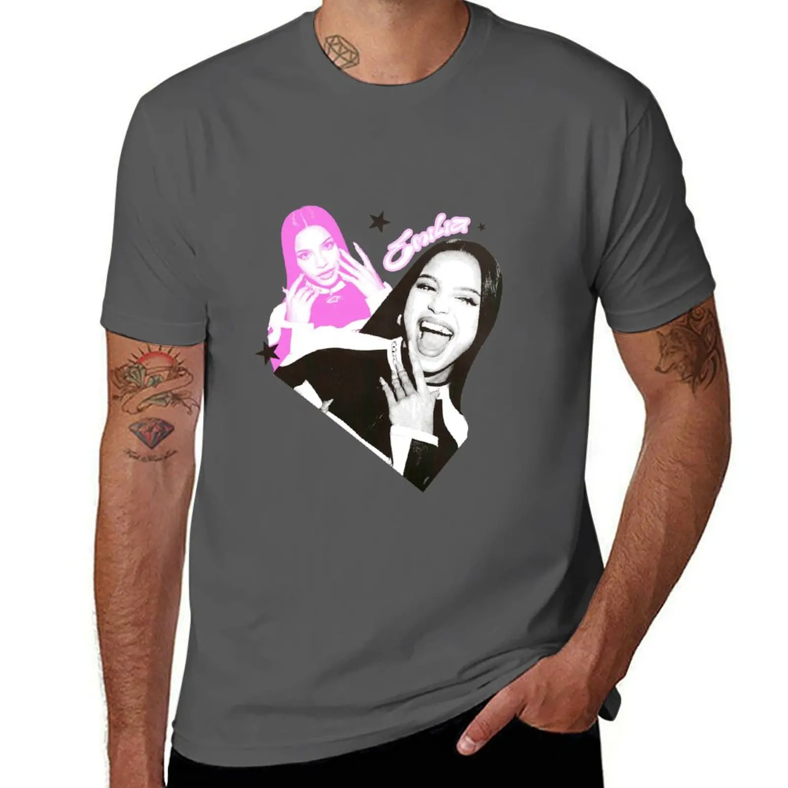 

emilia mernes T-Shirt Man t-shirt anime stuff tops anime shirt mens t shirt graphic