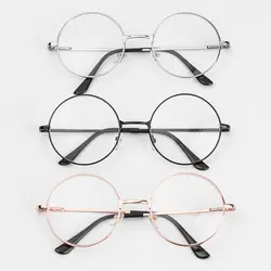 1Pc Metal Round Vintage Myopia Glasses Women Men Ultra Light Resin Reading Glasses Vision Care -1.00~-4.0 Diopter Dropshipping