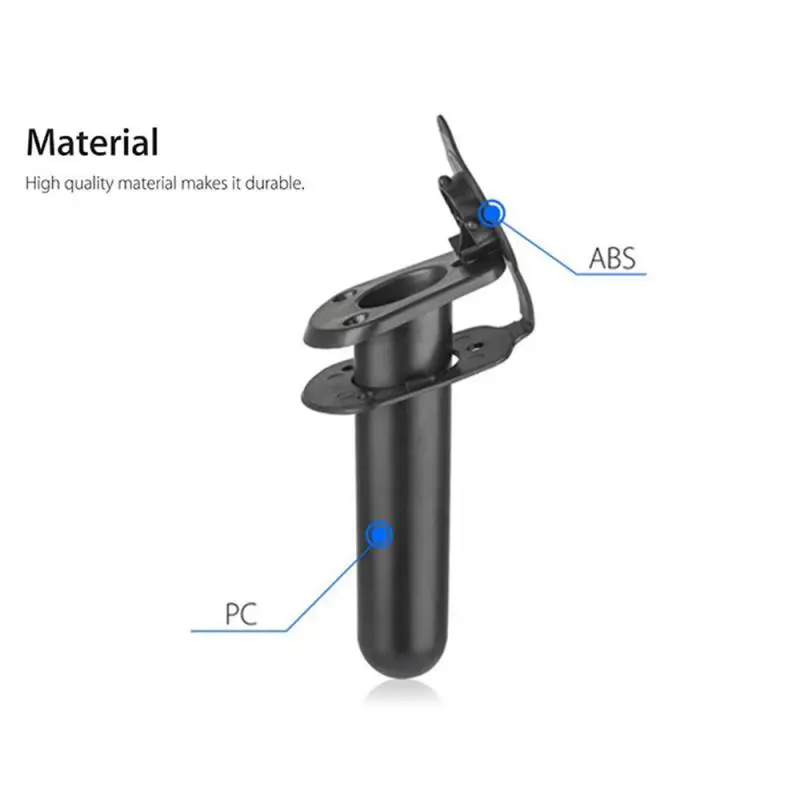 Asiento de caña de pescar de goma marina de plástico Abs, soporte de caña de pescar, soporte de caña de pescar, Base de bote de remos