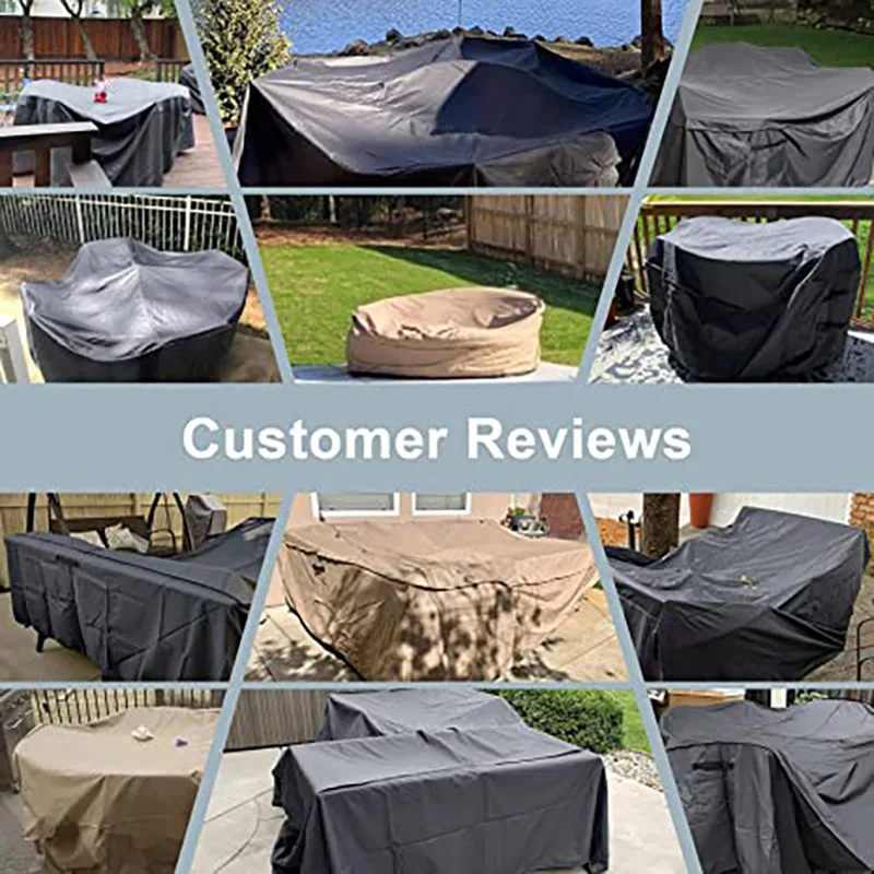 Square furniture Cover, outdoor waterproof furniture Cover, dust and UV protection outdoor table cover, heavy outdoor lawn garde