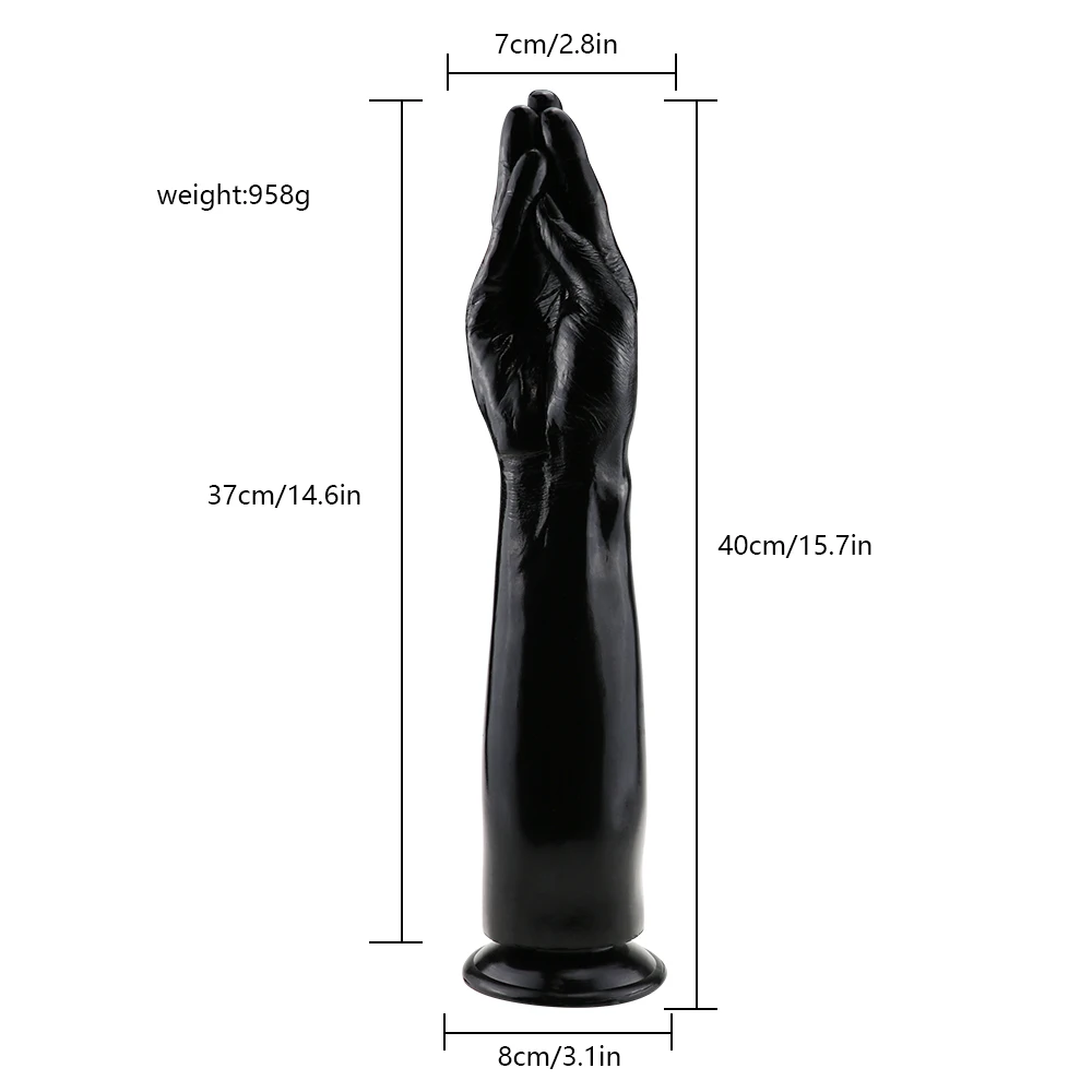 BDSM 40cm Artificial Hand Anal Plug Vaginal Butt Dilator Men Anus Expander Big Dildo Female Masturbator Sex Toys Adult For Women