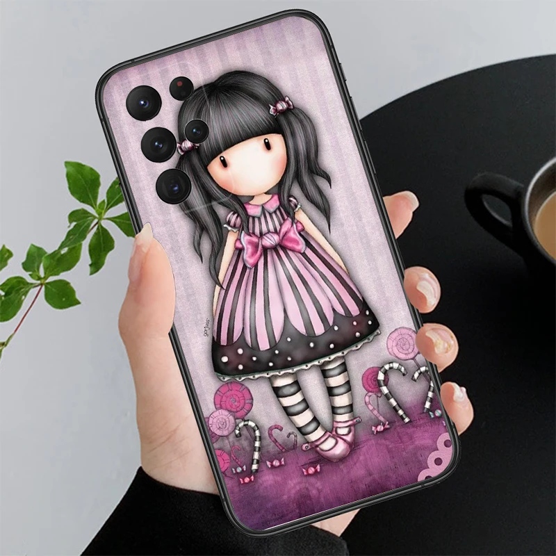 Cute-Gorjuss Girl Phone Case For Samsung Galaxy A35 A55 A54 A15 A25 A05s A05 A22 A24 A52 A33 A34 M34 M14 M54 M23