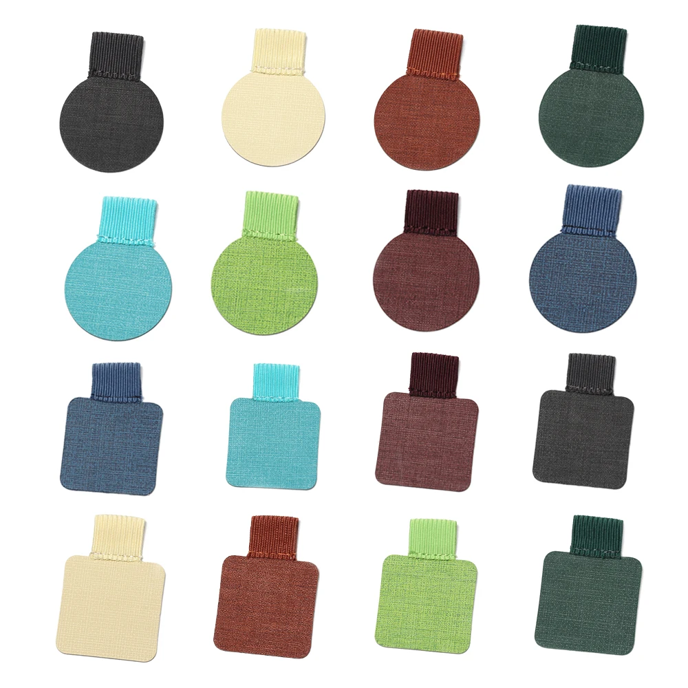 31 لون حامل قلم ذاتي اللصق مشبك قلم جلدي حامل قلم رصاص حلقة مرنة لمجلات دفتر الحافظة بورتا بين أداة