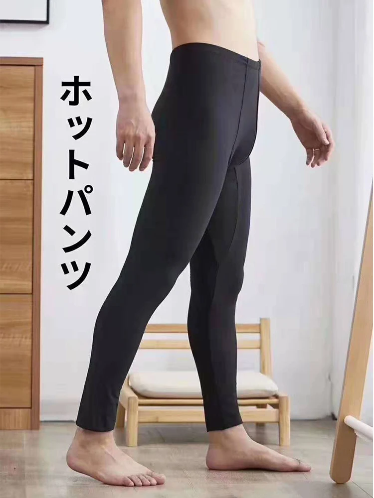 

Winter Men's Warm Underwear Cotton Leggings Tight Men Long Johns Plus Size Warm Underwear Man Thermal Underwear For Men