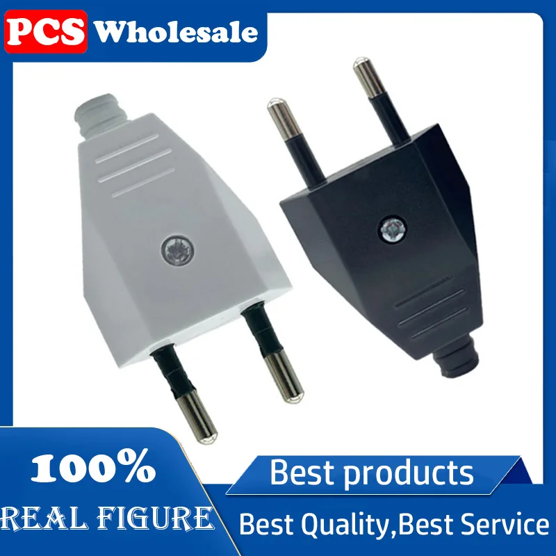 EU Plug Adapter 2.5A/16A 250V Male Replacement Outlets  Electeical Socket Euro Connector For Power Extension Cable
