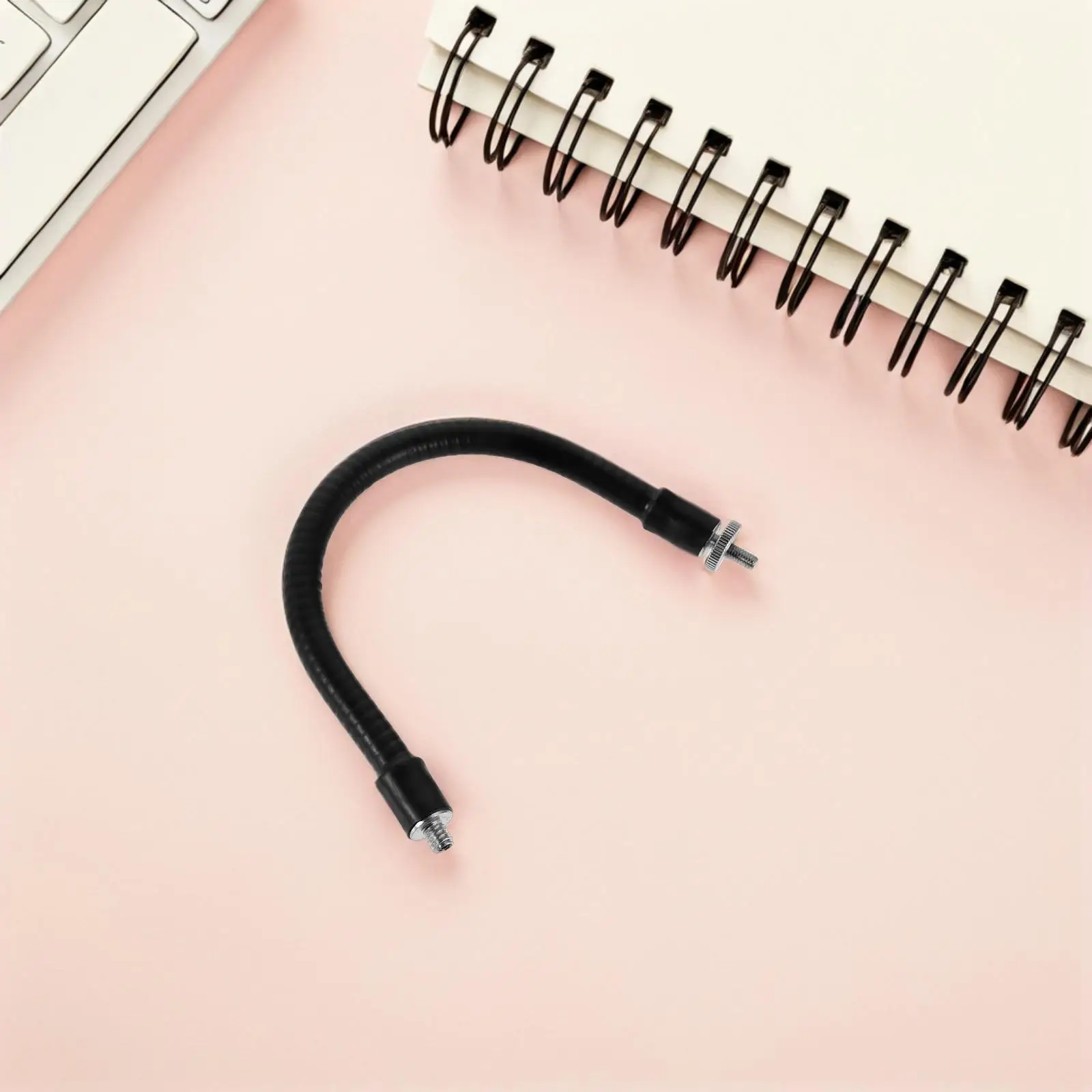 25CM Metal Microphone Stand Extension Rod M5 To 1 4 Inch Thread Durable Flexible Gooseneck Mic Holder For Streaming Photography - Image 2
