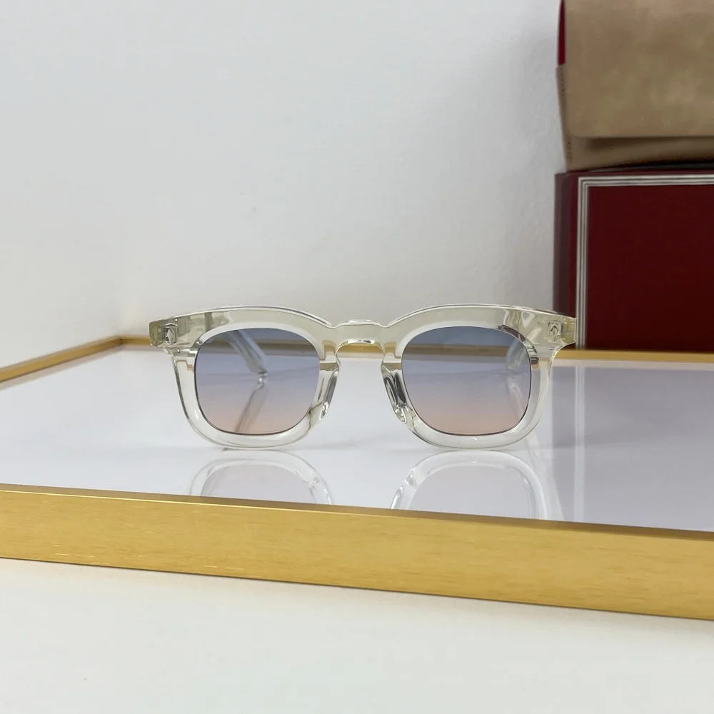 JACQUES DEVAUXI Ретро круглые ацетатные очки — дизайнерские очки по рецепту для мужчин и женщин, высококачественные очки для близорукости с Uni