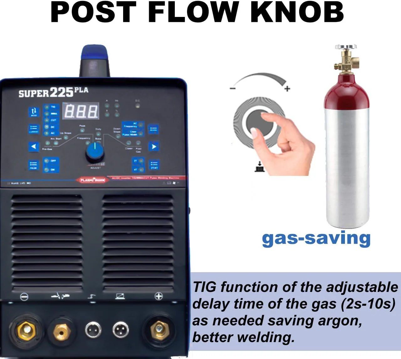 Plasmargon 220V TIG Nhôm Máy Hàn TIG/Cắt/MMA/Xung AC DC Inverter 2T 4T Đa Chức Năng Máy Hàn 5 Trong 1 Hàn TIG