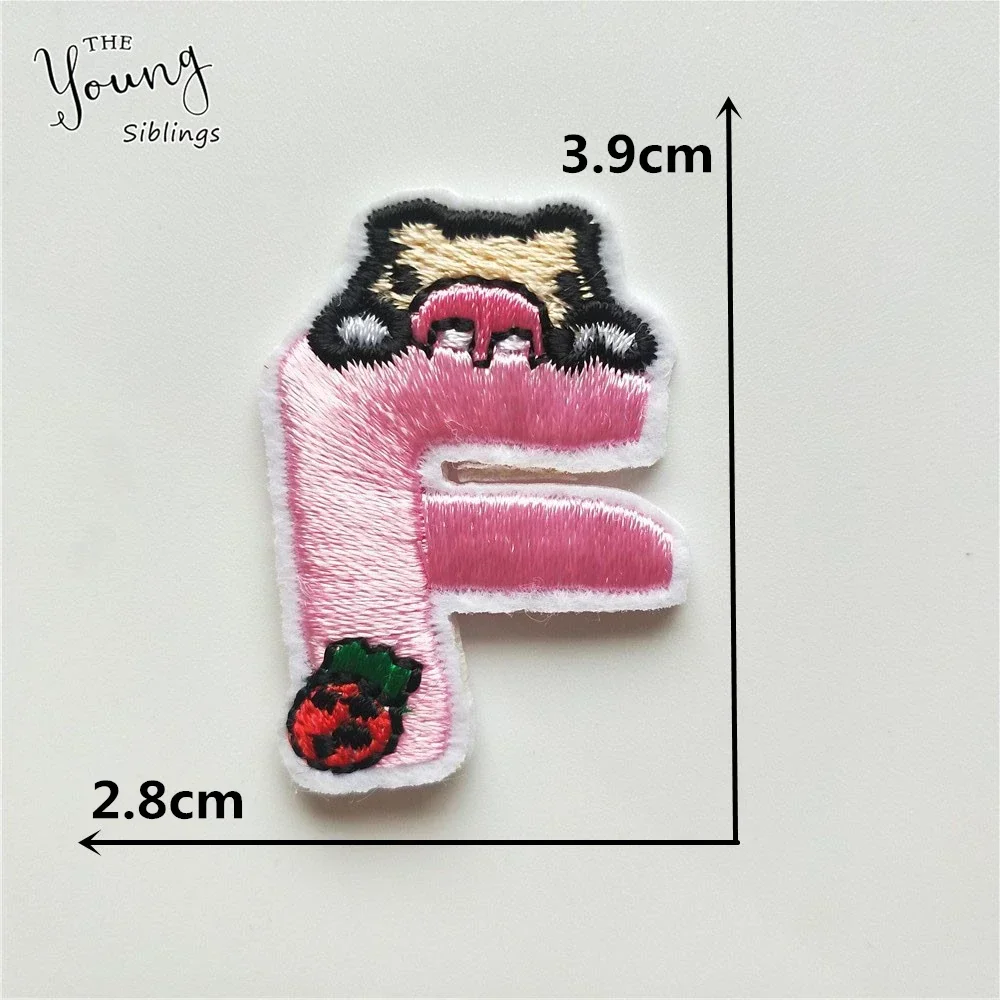 high quality hot melt adhesive ironing bag clothing Uniforms sewing DIY Excipients Banner patch cute Cartoon letter Material