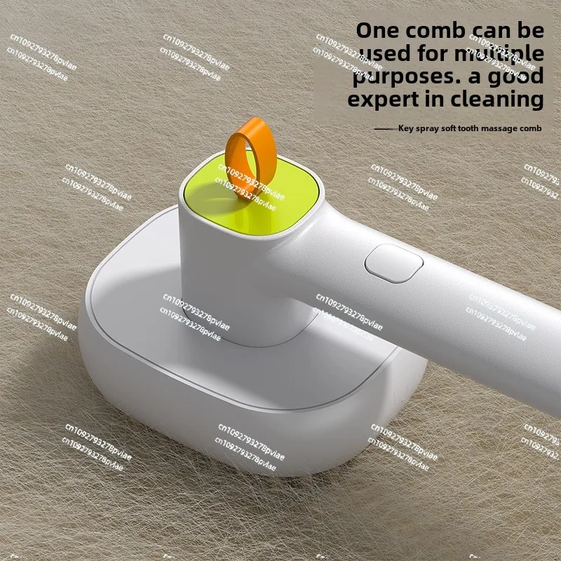 مشط رذاذ تدليك كهربائي بأسنان ناعمة للحيوانات الأليفة والقطط والكلاب، مشط بخاري للعناية بالشعر لإزالة الشعر العائم، تنظيف الشعر المضاد للطيران #2