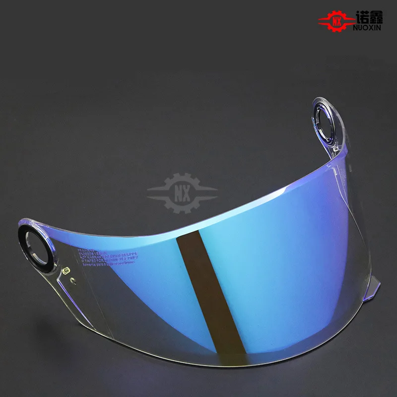 Suitable for LS2 FF358 396 Helmet Lens Anti-fog Sticker Photochromic Lens Aurora Color Day and Night Universal Helmet Lens Base