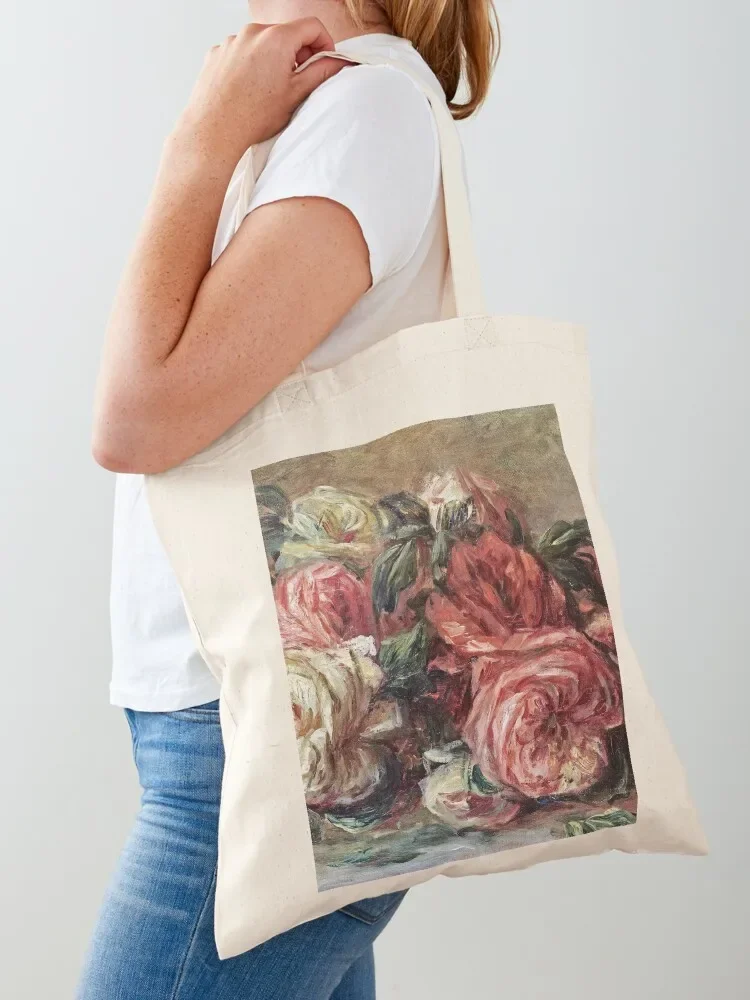 Auguste Renoir - Discarded Roses Tote Bag Beach bag women bag