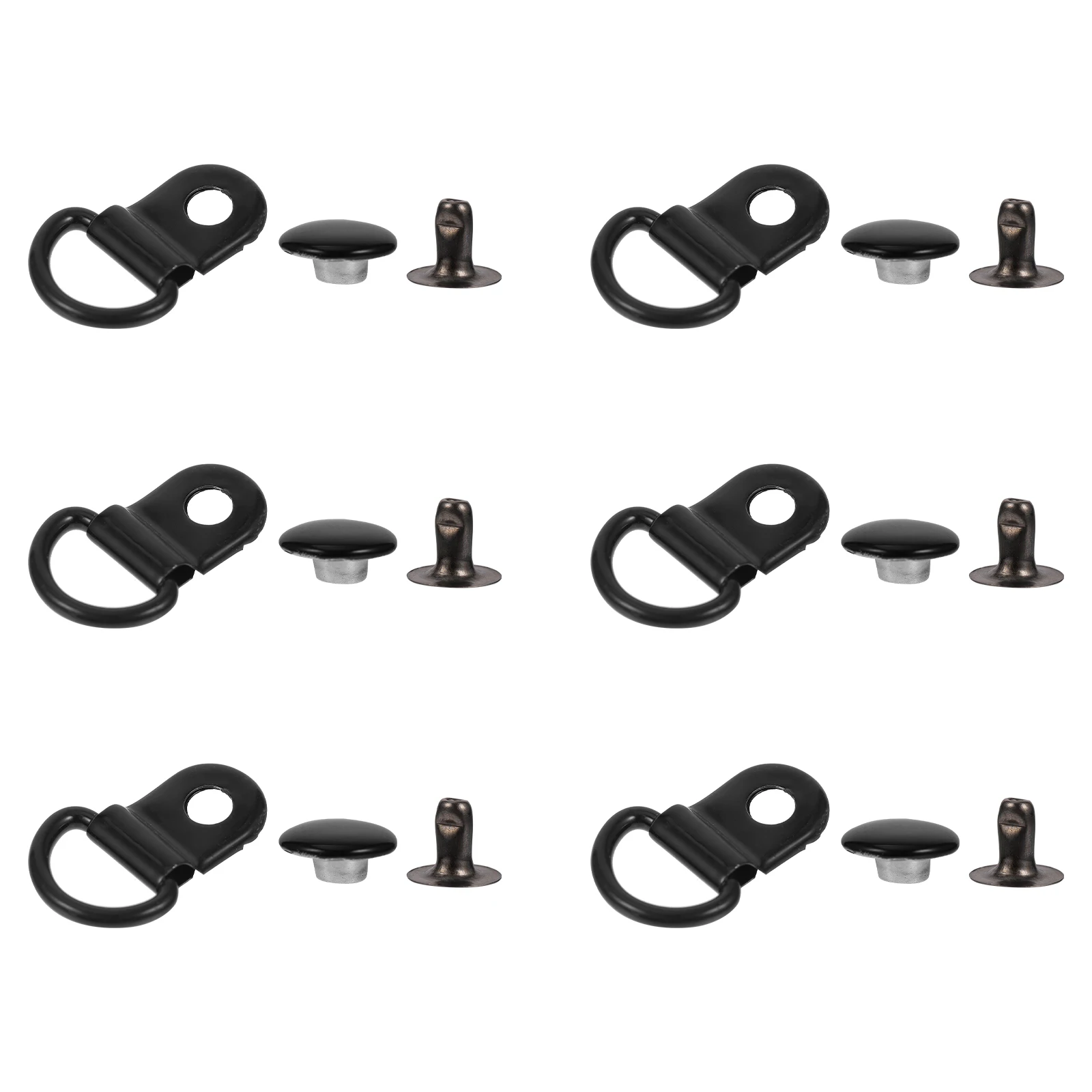 

30 Sets Caravanized Buckle Accessories Work Iron Stainless Steel Buckles