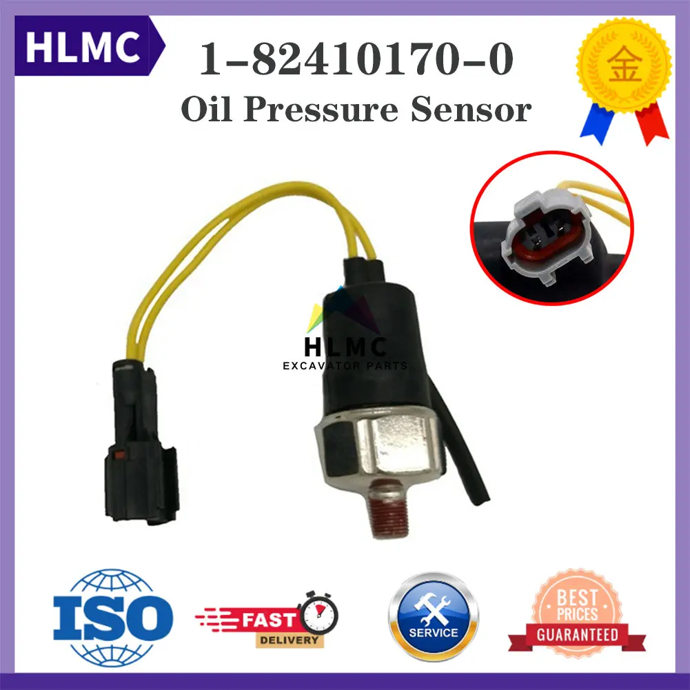 

1-82410170-0 Excavator ZX120 ZX200 ZX330 4454117 Switch Oil Pressure Sensor Pressure 4BG1 6BG1 6HK1 1824101700