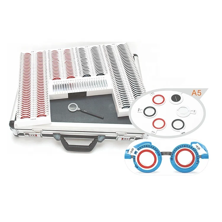 

SL-266A5 China Factory Optometry Box Optical Instrument Trial Lens Case Set Price