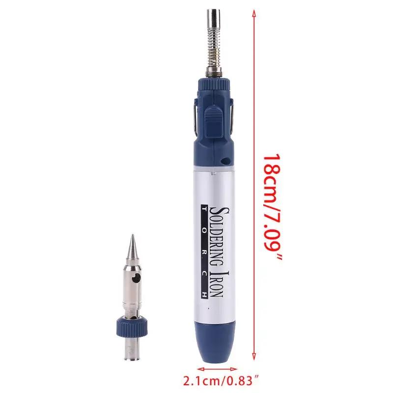 3in1 Gas Soldering Iron Cordless Welding Torch Solder Tool Electric Gas Soldering Iron Tools