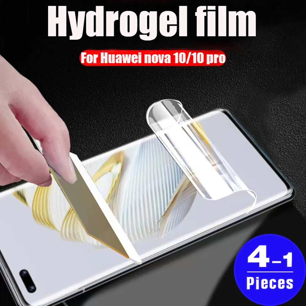

1-4 шт., Гидрогелевая Защитная пленка для Huawei Nova 10 10Z 9 Pro 8 7 SE Youth 8i
