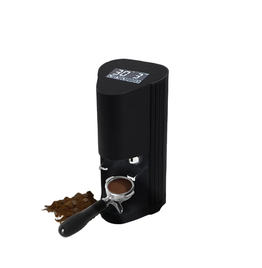 

New Arrival 110V 220V Electric Tamper Automatic Coffee Powder Pressing Machine 51/58/58.35/58.5mm for Hotels in French