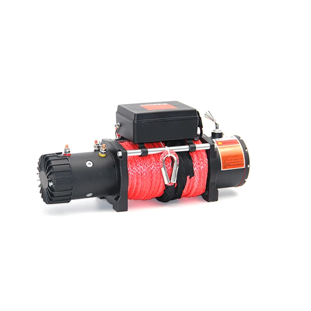 10000-20000LBS 12V/24V Winch with Steel Cable or Synthetic Rope and Control