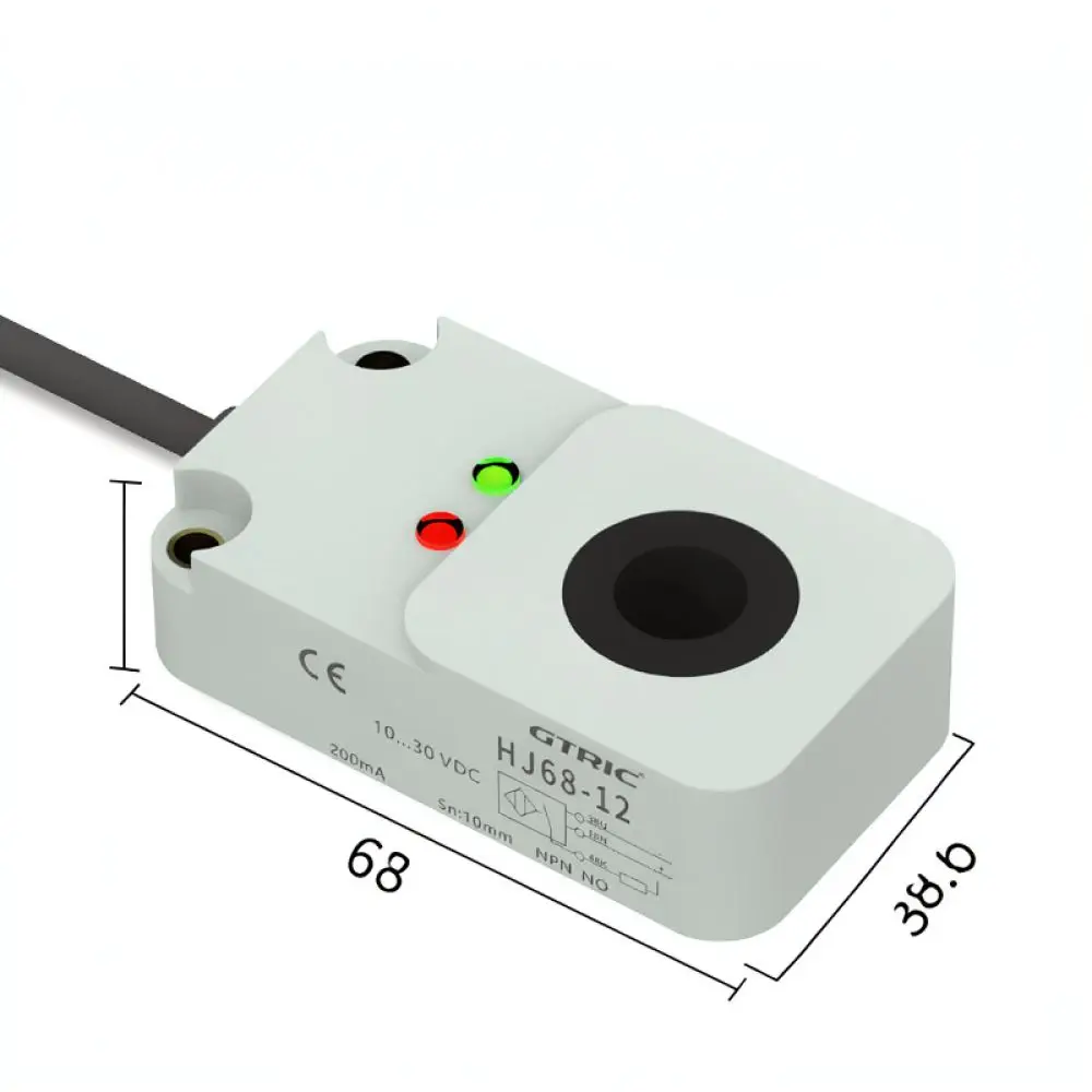 Industrial Ring Proximity Sensor Inductive Metal Counter For Automatic Production Line Assembly Equipment Components